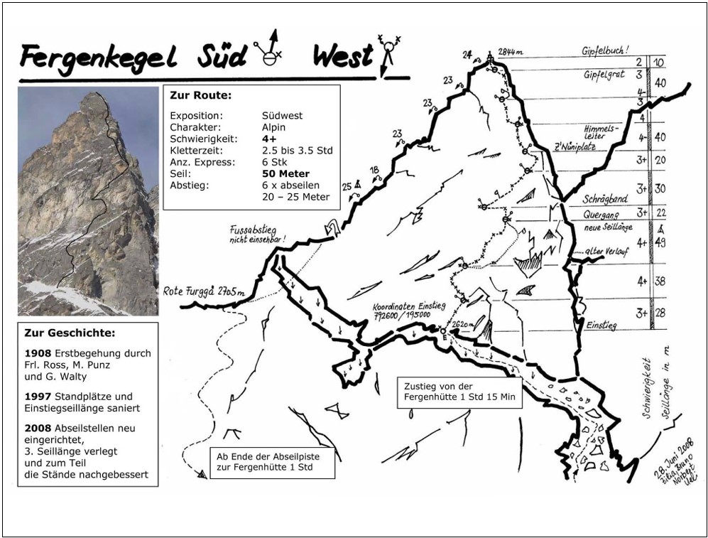 Foto zur Fergenkegel Südwand